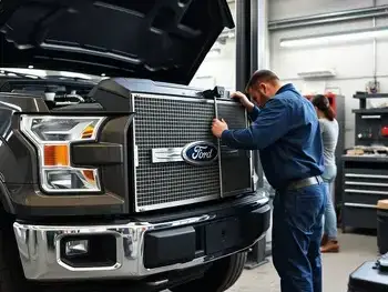 Radiator repair on Ford F-150