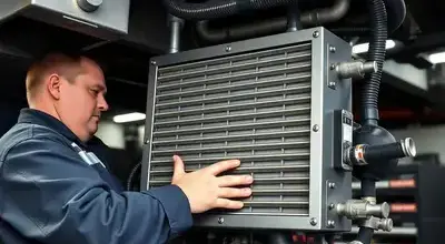 Transmission cooler service